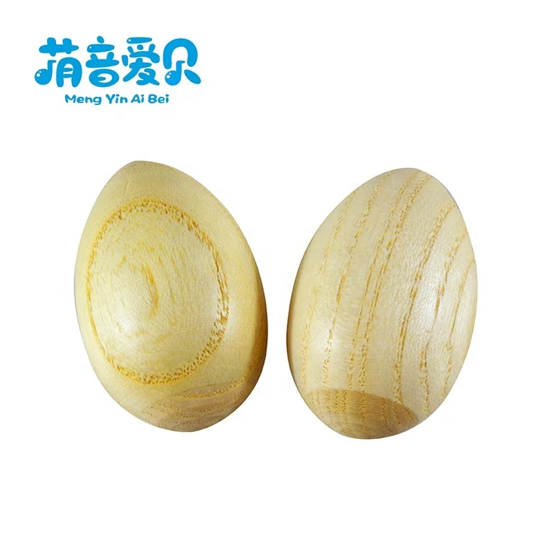

Best educational musical instrument Wholesale children mini wood egg shaker, Burlywood