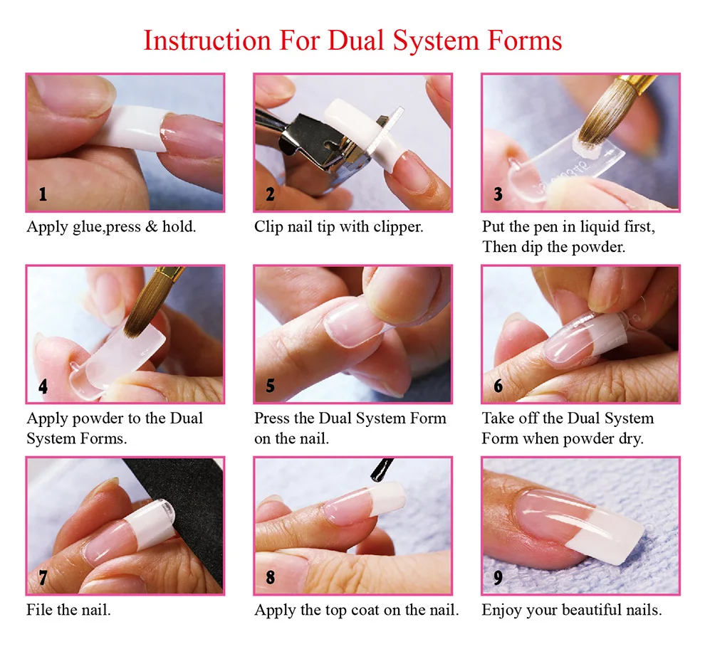 Что нужно для верхнего наращивания. Пошаговое наращивание ногтей. Пошаговая инструкция наращивания ногтей. Как нарастить ногти в домашних условиях. Как правильно наращивать ногти.