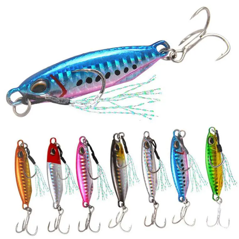

Hot sale fishing jig metal jig lure for sea fishing, 7 colors