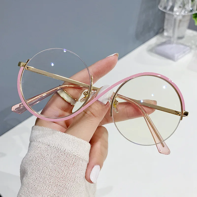 

2023 New Design Optical Frame Round computer glasses anti blue light latest optical frame design spectacles eyeglasses frames
