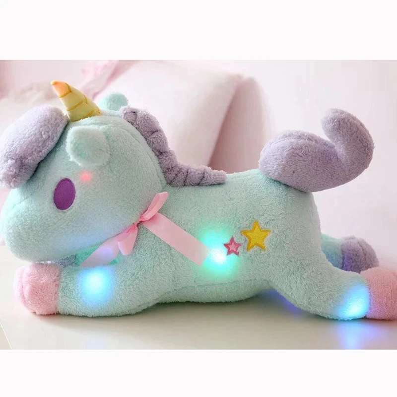 light up unicorn soft toy