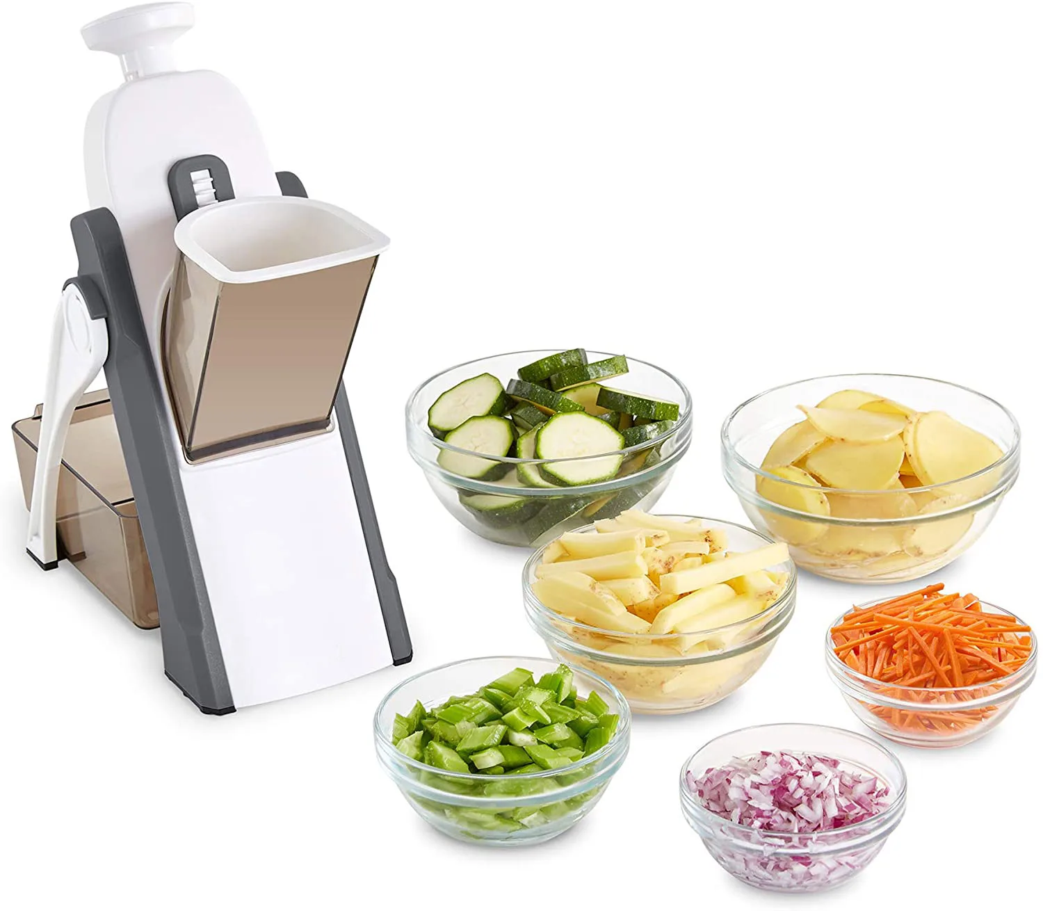 

Kitchen accessories tools gadgets amazon top seller fruit and Vegetable Chopper handle Slicer tool manual spiralizer cutter