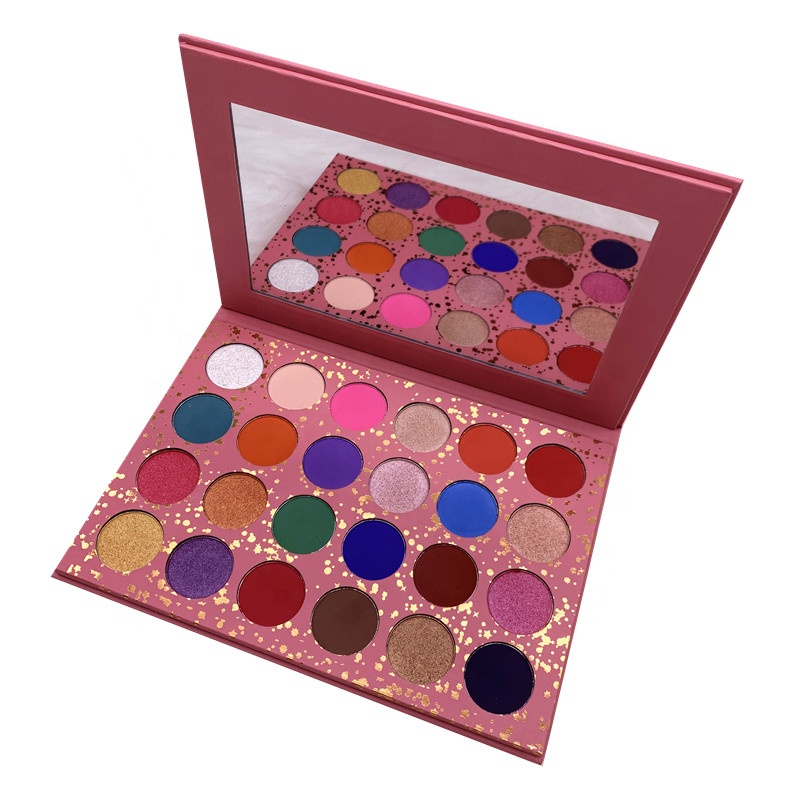 

2019 New makeup no logo glitter 30 color private label eyeshadow palette