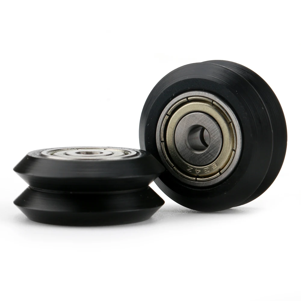 5mm Bore Delrin Solid V Wheel 6252rs 625zz Bearing Bw25 For Vslot