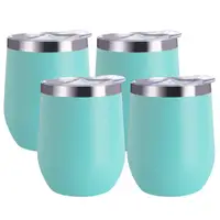 

12 oz Stainless steel Tumbler with Lid double vacuum insulated travel cup for coffee