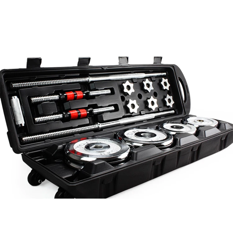 

gym 50kg adjustable Weight dumbbell set, Black