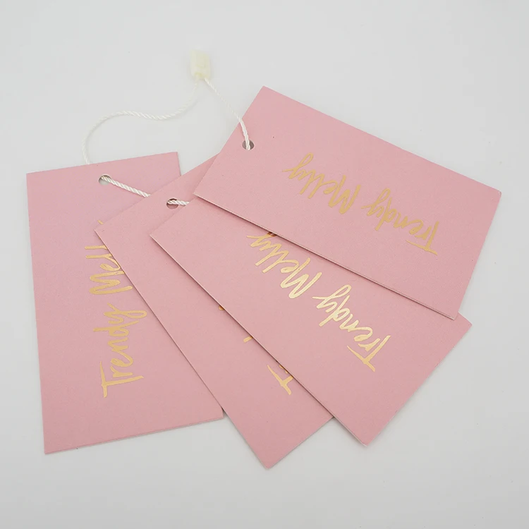 

Factory/private Hangtags Own Logo Brand Name High Quality Custom Paper Hang Tags With String Rope For Clothing