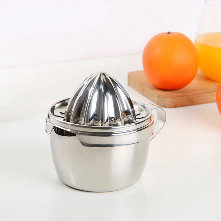 

Amazon Kitchen Utensil Multi Purpose lemon squeezer orange squeezer hand press Silver Metal OEM Tools Steel Stainless