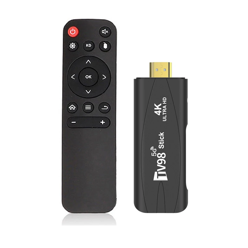 

Ultra HD 4K Android TV Stick TV98 Stick Mini Home TV Stick RK3228A Quad Core Support 2.4/5G Dual Wifi 1/2GB RAM 8/16GB ROM HD2.0