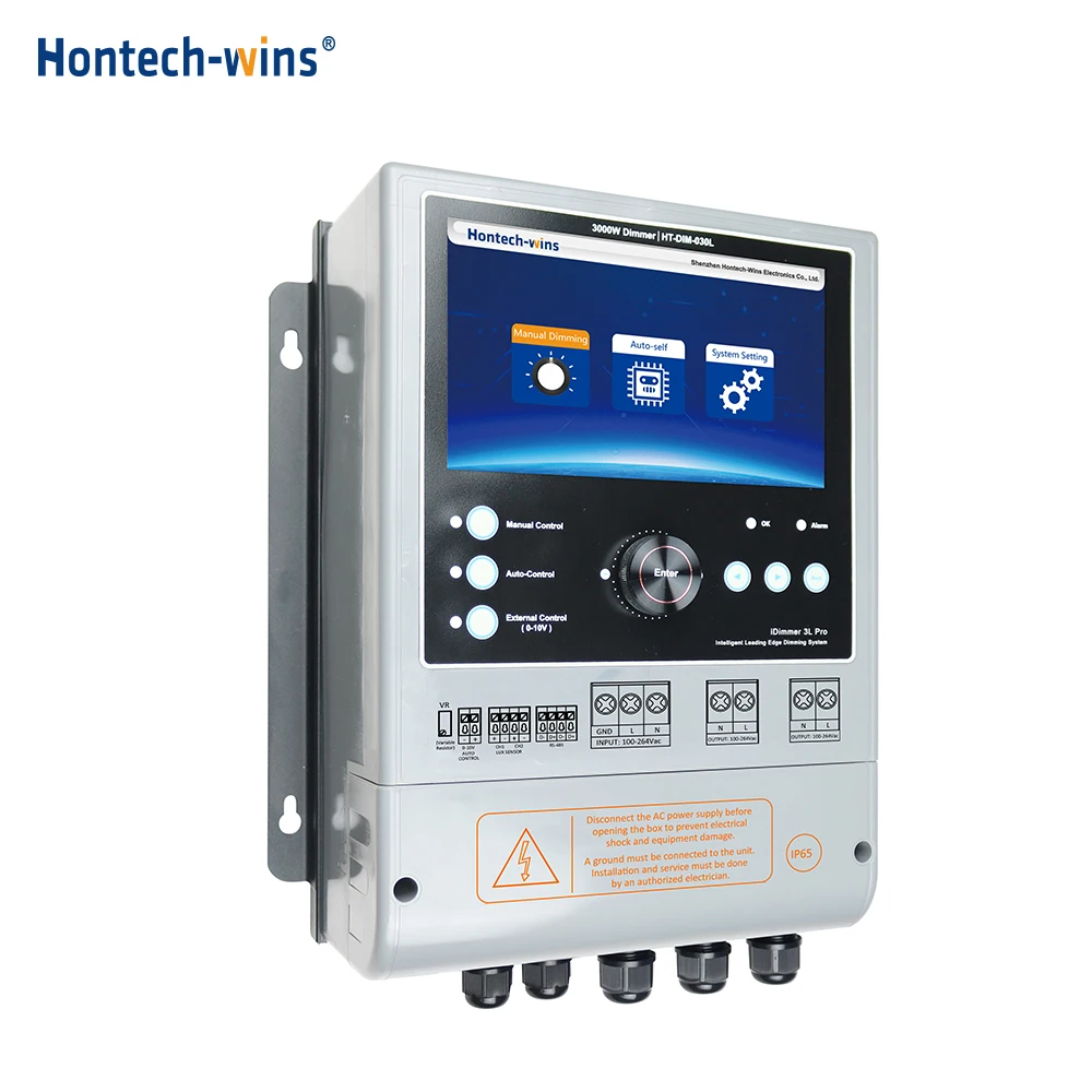 3L 3000W HONTECH Poultry Lighting AC 220V 180-265V 4500W/2200W/1200W  Programmable LED Dimmer Controller