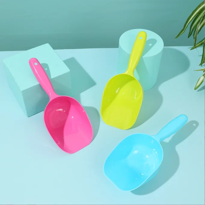 

Hot sale Low price High Quality PP Dog Food Spoon Shovel Pet Plastic Feed Shovel Pet Cat Scoop