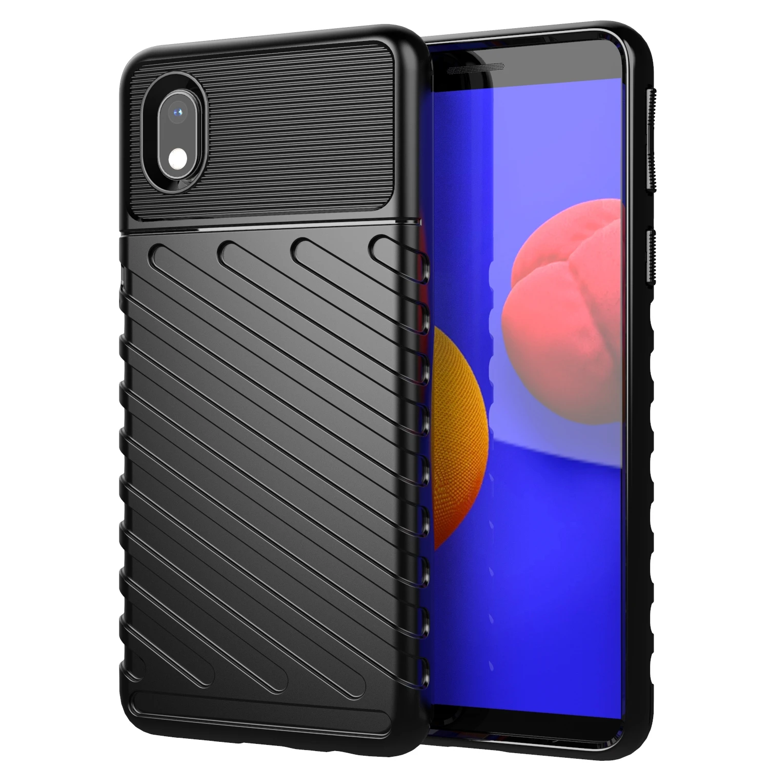 

Shockproof TPU Mobile Back Cover For samsung galaxy a3 core phone case, 3colors