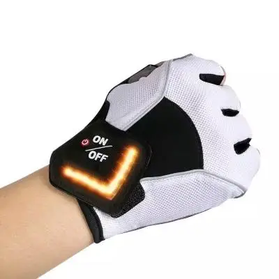 

Intelligent Led Turn Automatic Induction Turn Signal Gloves Warning Light Outdoor Riding Gloves Bicycle
