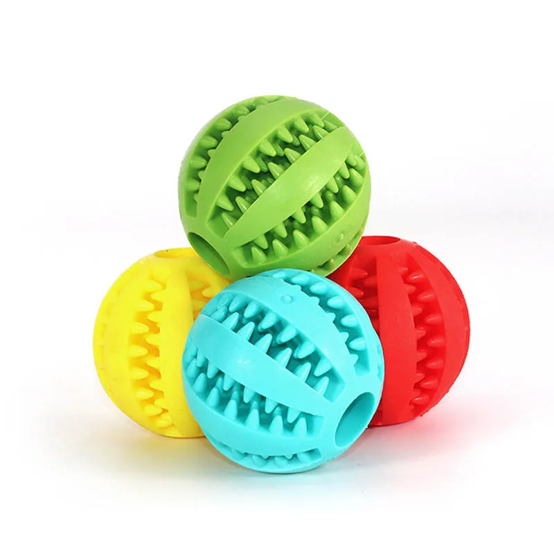 

5 6 7 Cm Dogs Toy Interactive Rubber Balls ElasticityTeeth Ball Dog Chew Toys Tooth Cleaning Balls the dogs bollocks