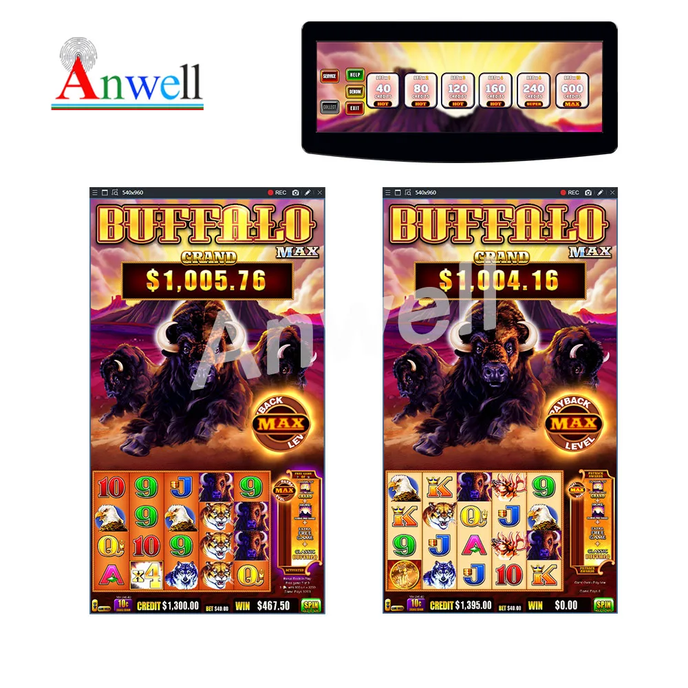 

2021 Hot Buffalo-Max Vertical Slot Game board