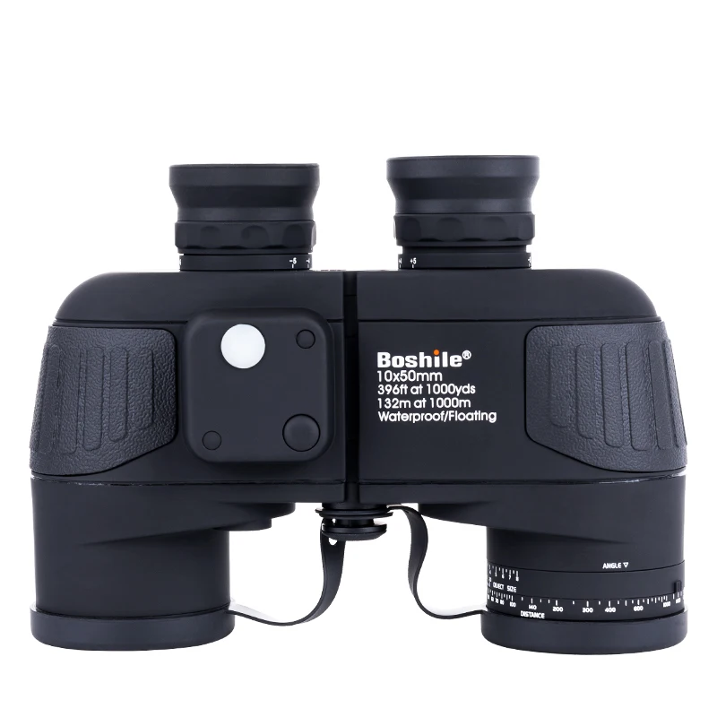 

Boshile Nitrogen bak4 10X50 binoculars telescope potentes beebest binoculars with high resolution compass