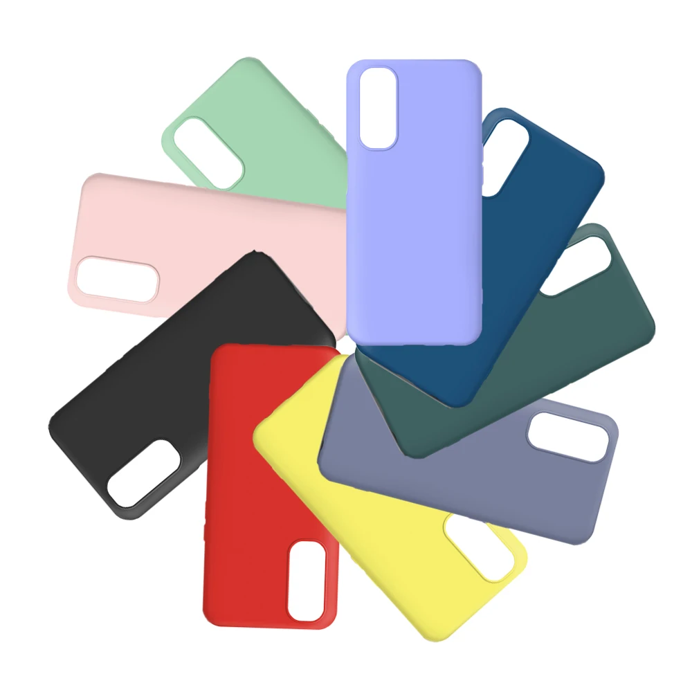 

China factory Customizable silicone case liquid silicon Phone Case cover For realme 7 7i