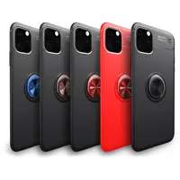 

Luxury Finger Ring Case on For Funda iPhone 11 Max XI 2019 Coque Case Car Magnetic Bracket Cover