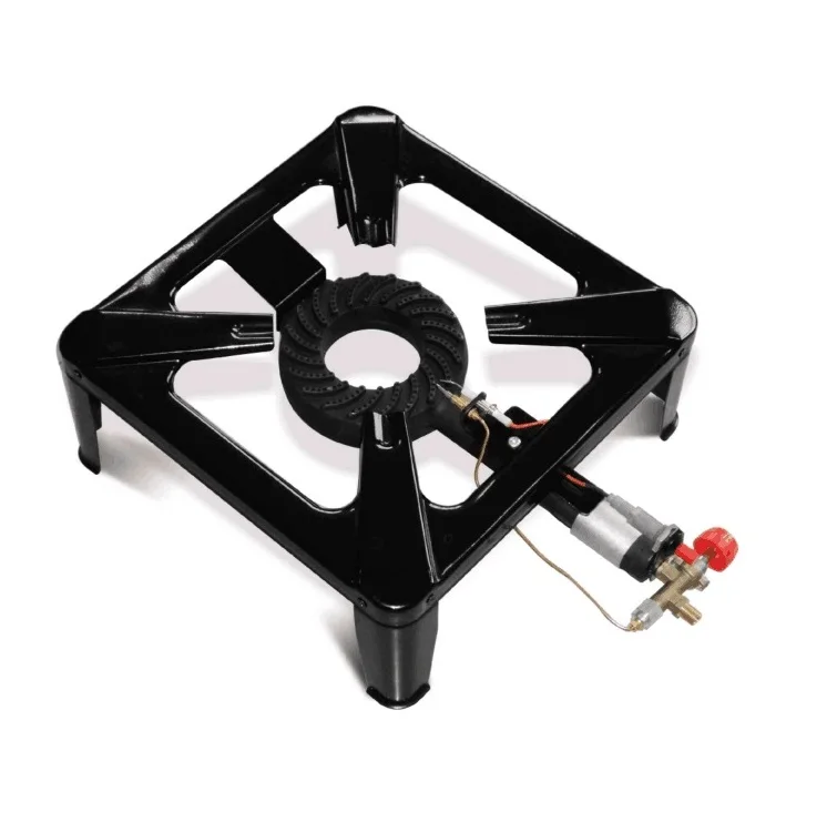 

Outdoor Portable Cooktop gas stove 1burner BBQ Stove, Black