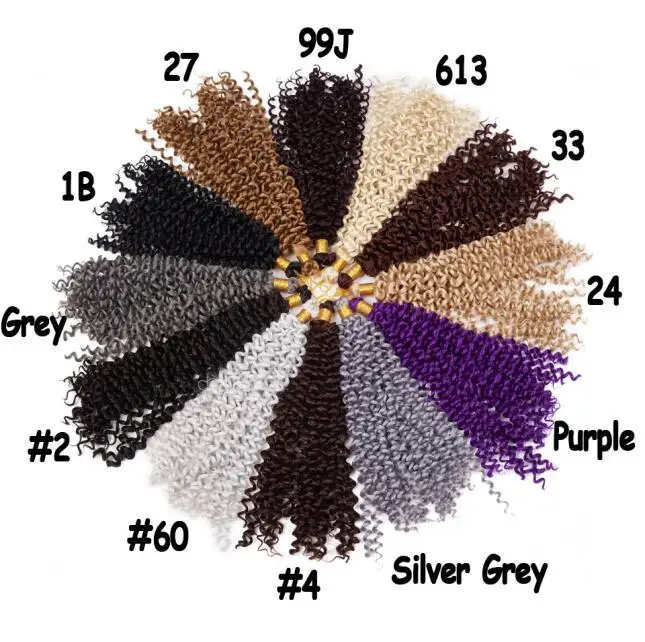 

Synthetic Hair Extension Braids Crochet Braiding Hair Water Wave Braids Hair