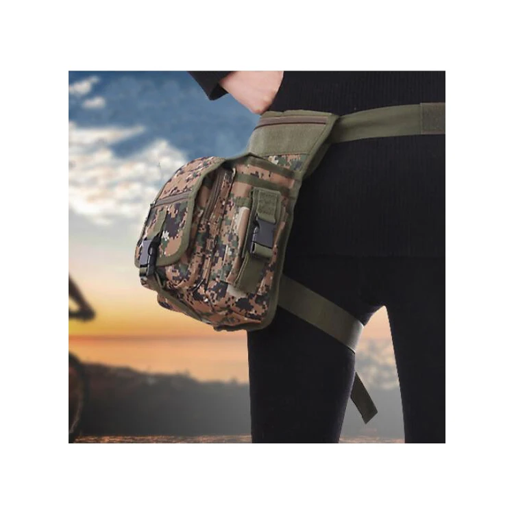 

Cheap Outdoors Camouflage Army Bag Hunting Military Tactical Waist Bag Leg Belt Bag