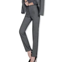 

Lenshin Full length professional business Formal pants women trousers girls slim female work wear Office Lady career clothing