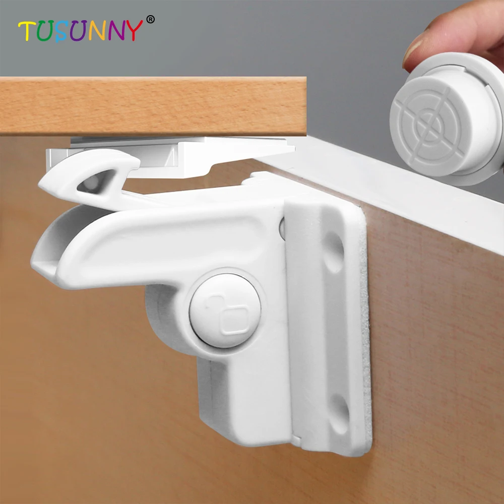

OEM Baby Child Kids Safety Locking Cabinets Magnetic Lock, White