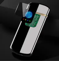 

2020 Jiju JL-827V Wholesale Touch Fingerprint Custom Rechargeable Electric USB Lighter