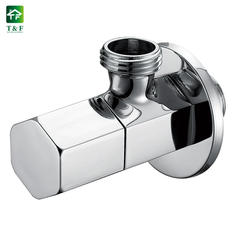 

1/2 Inch High Quality Copper Brass Toilet Flush Tank Fitting Bathroom Bidet Sprayer Ms Angle Stop Valve