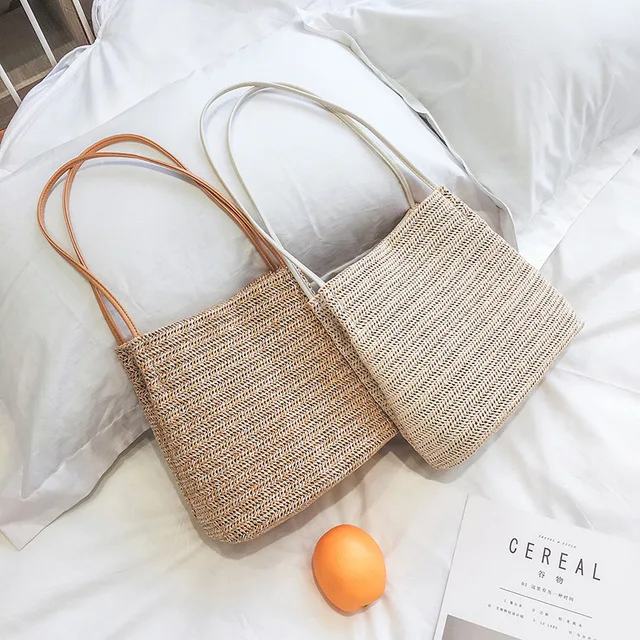 

China Factory Fashion Handmade Ladies Handbag Custom Straw Bags Women Beach Wicker Bag, Multi, as your reques