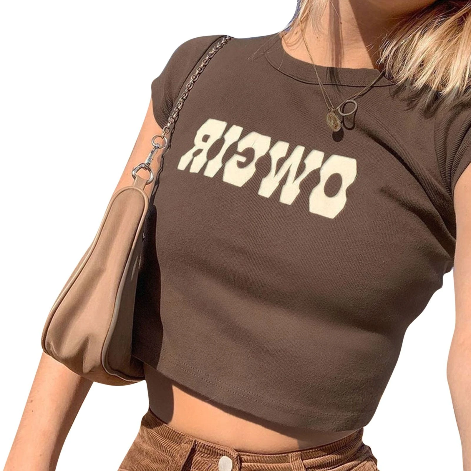 

Crop Tops Women Summer Cowgirl Print Casual T Shirts Cotton Women Tops T Shirt Printing