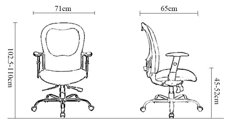 热卖宽椅符合人体工程学的旋转办公室访客椅