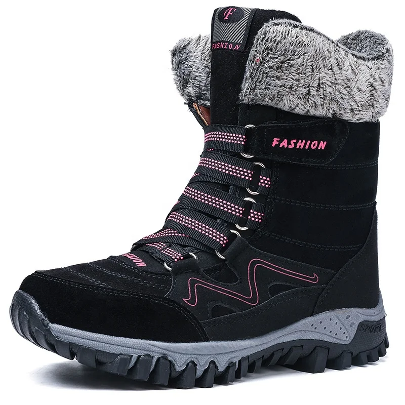 

Large cotton shoes are suitable for women's winter walking shoes and velvet warm cotton snowshoes