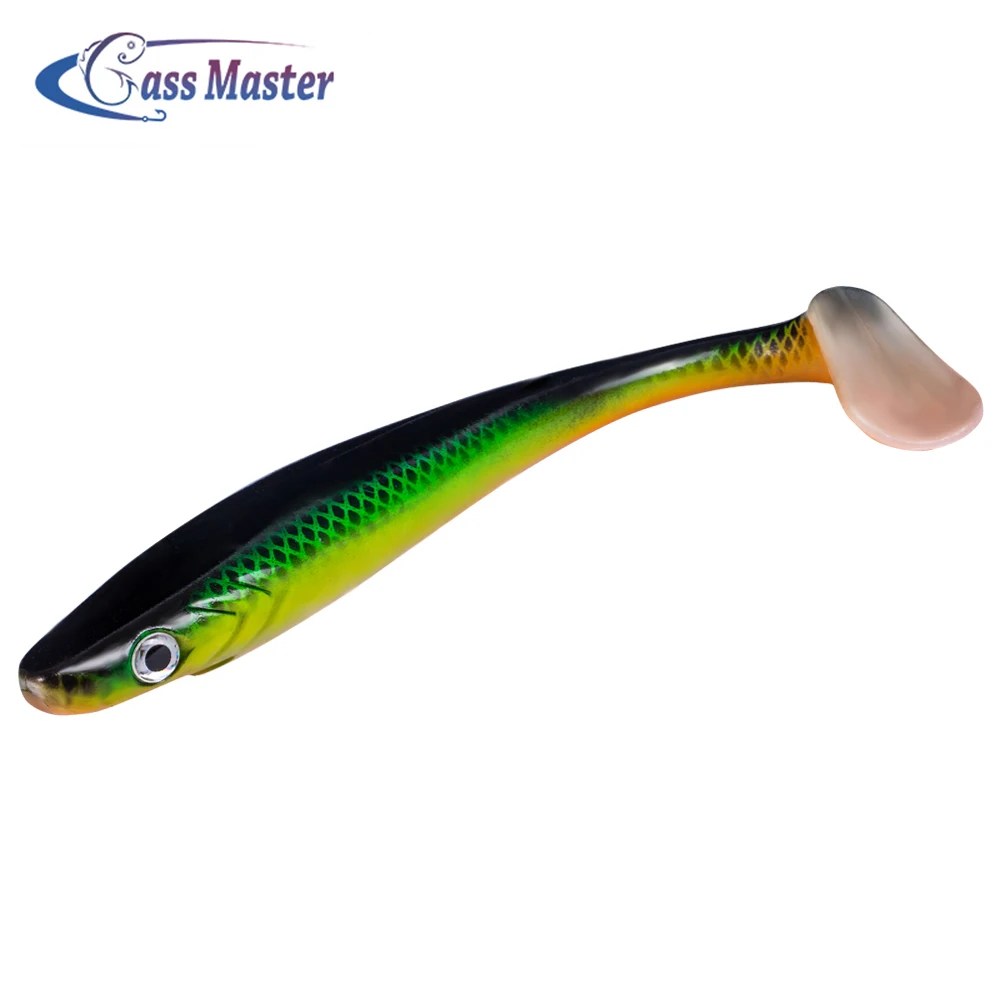 

Bass master 2pcs/pack soft Fishing lure saltwater sea bass swimbait 200mm 50g silicone wobbler Lure