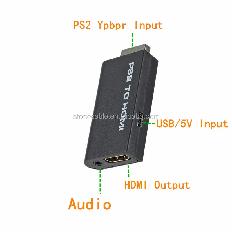 Converter Ps2 To Hdmi Video Converter Adapter Adaptor 1080p Ps2 Hdmi
