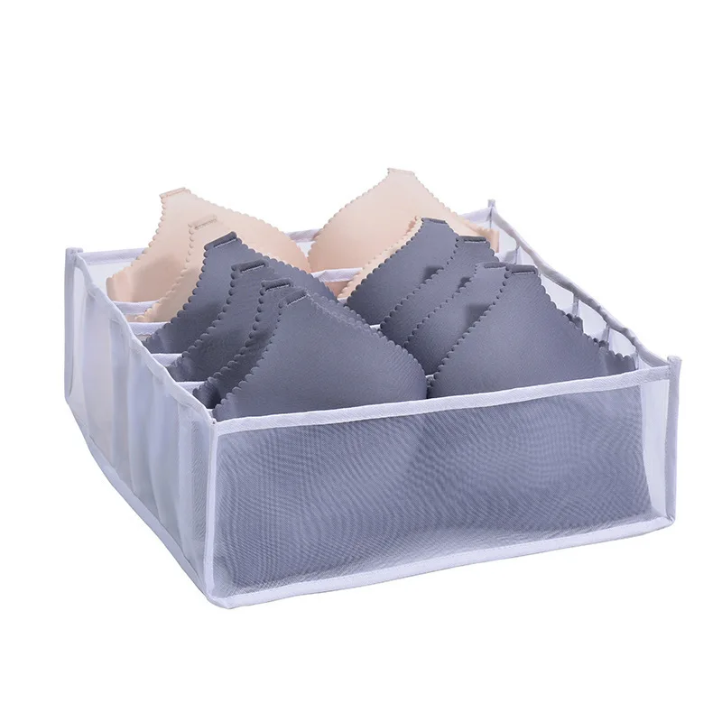 

Closet Clothes Drawer Mesh Separation Box Stacking Pants Drawer Divider Can Washed Home Organizer Jeans Compartment Storage Box, Customized color