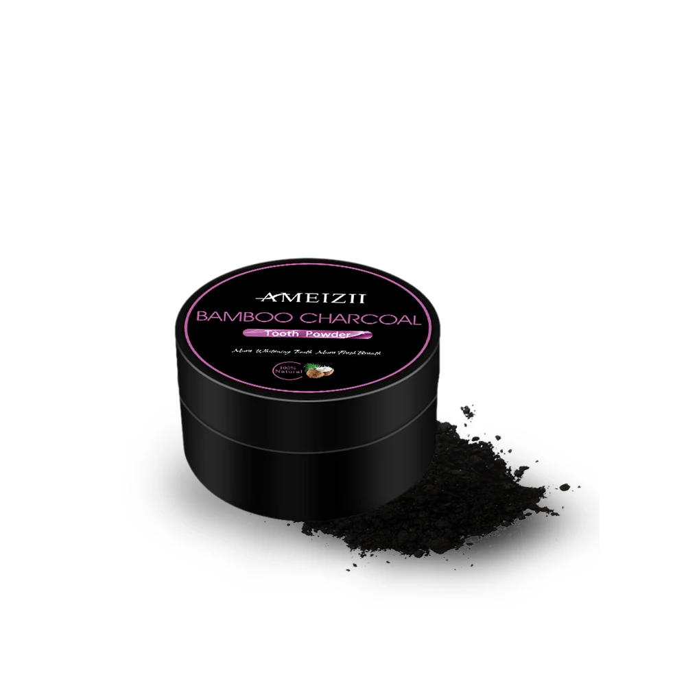 

Wholesale Teeth Whitening Powder Activated Bamboo Charcoal Brush Teeth Black Powder Blanqueador De Dientes Dental Care Cleanser