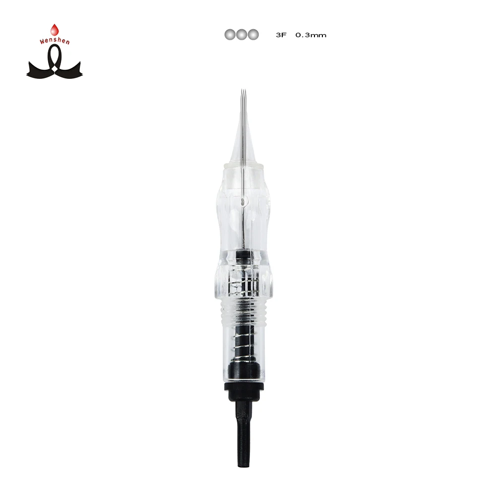 

Factory Supply Permanent Makeup Eyebrow Tattoo Tartridge Needles With CE Certificate, Transparent