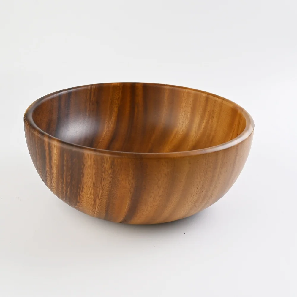 

4 inch round 100% Eco-friendly acacia top grade wooden bowl