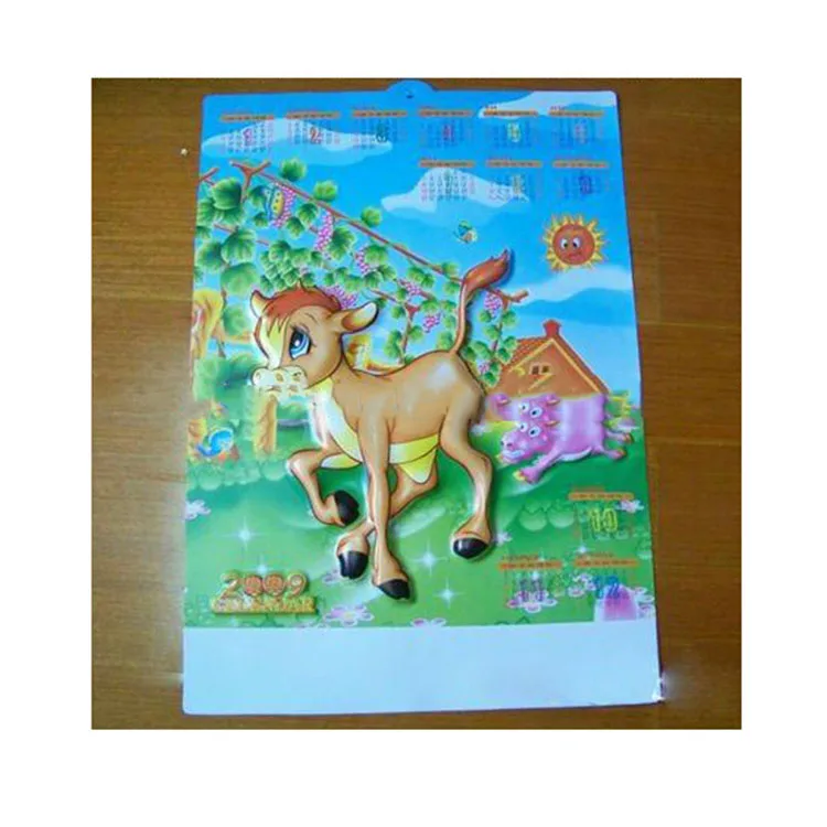 
Hot selling plastic pvc 3d education poster for advertising 