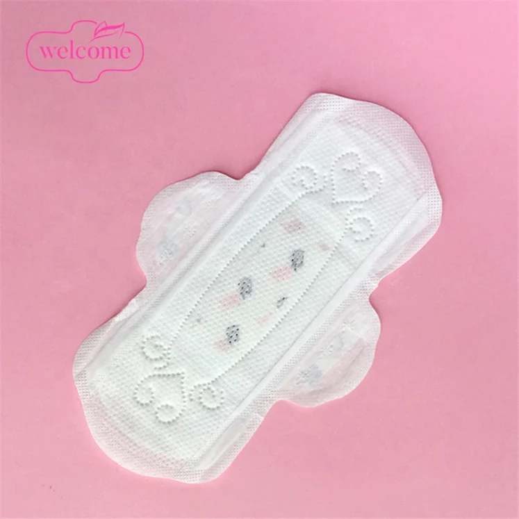 

China Suppliers Not Waterproof Girls Cotton Softness Sanitary Pad, White,yellow,pink or customized