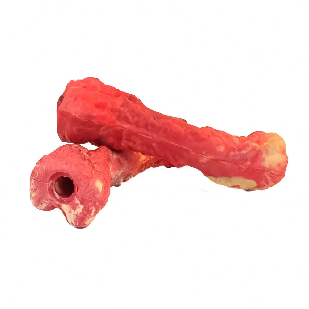 

Best Welcome Fashion Factory Price Hand Made Bone Shape Rope Pet Toy, Red