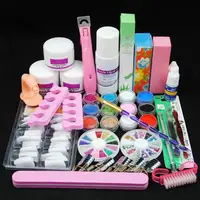 

3D Acrylic Powder Shiny Glitter Nail Art Decoration Acrylic Nail Kits For Nail shop and Home Using