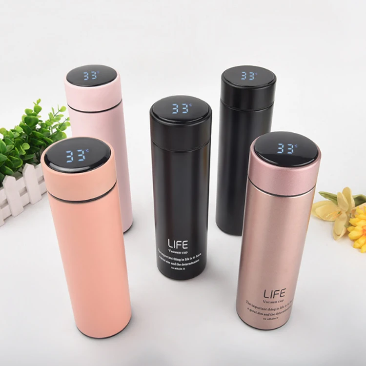 

17oz 500ml Custom Stainless Steel Termos Vacuum Insulated Vacuum Flask Thermos Water Bottle, Customized