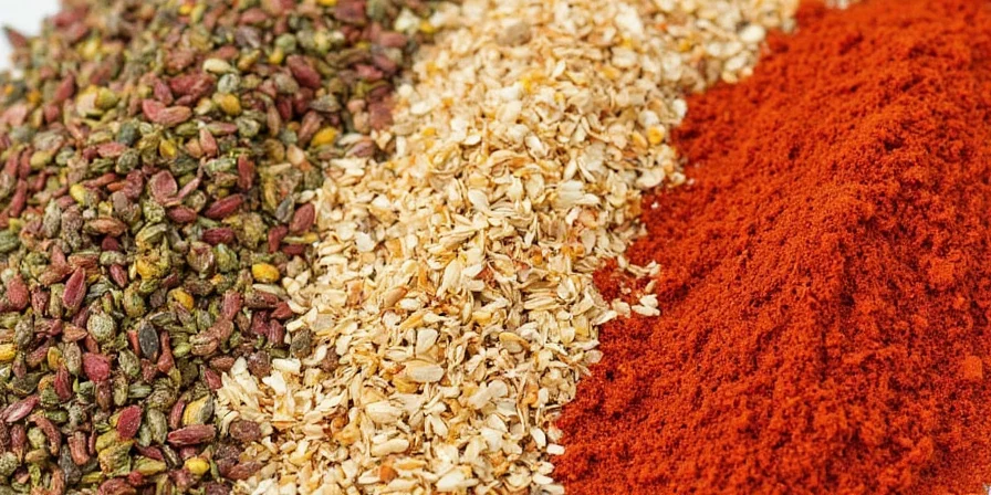 DIY spice blends in labeled jars