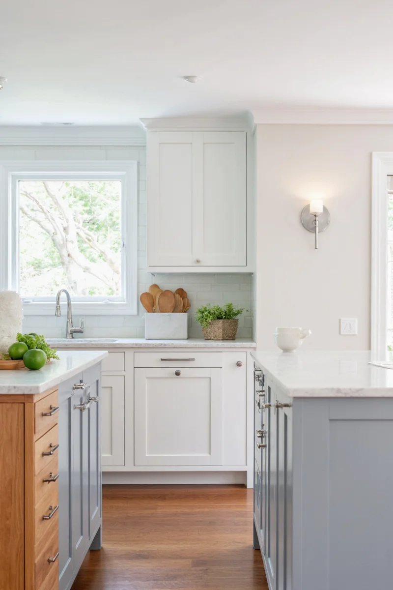 Motion Sensor Wall Sconce in Modern Kitchen