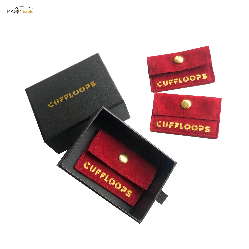 

Fashion sliding draw box with jewelry pouch, Customized color