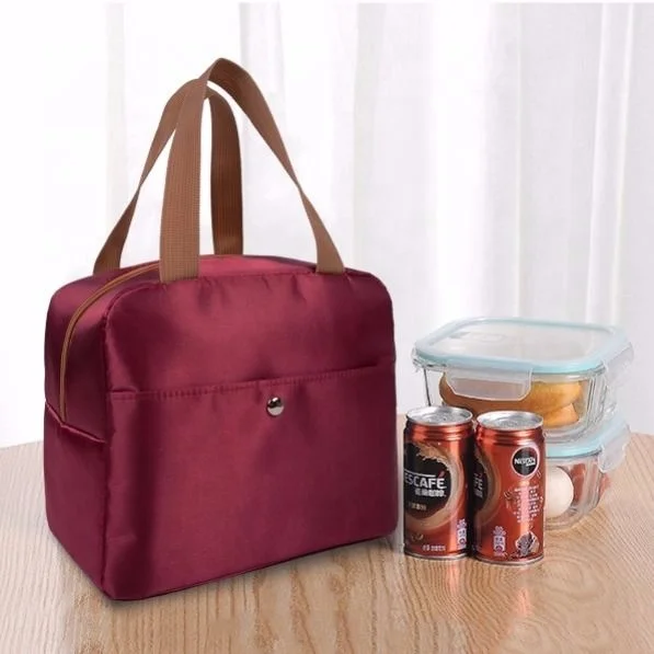 

Yiwu promotional cheap waterproof school bags lunch cooler bag with aluminum foil, Multicolor