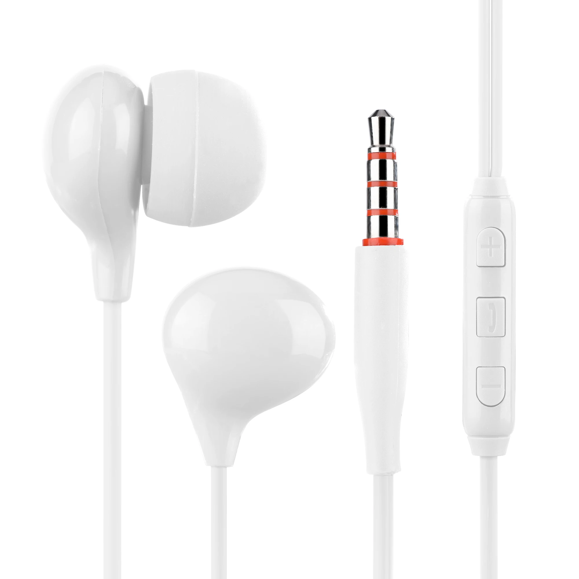 

Uideal 3.5mm super bass In ear headset earbuds stereo earphones with volume control MIC