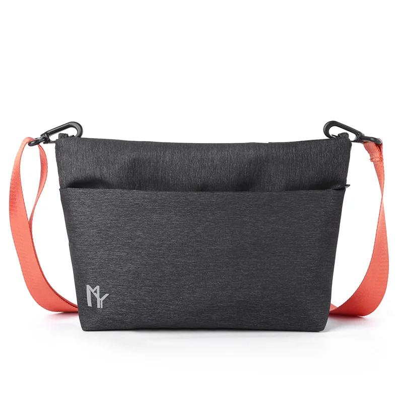 

2021 Men Custom Logo Chest Bag Women Ladies Outdoor Singer Shoulder Bags Korean Fashion Sport Style Crossbody bags, Black